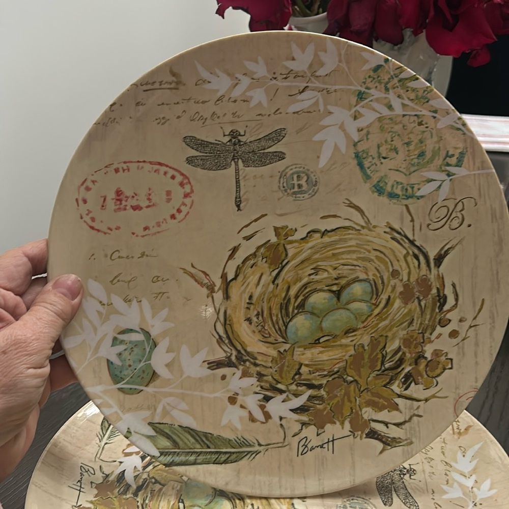 Earth Aware Bamboo Mango Moon plates